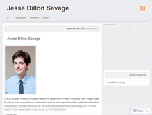 Tablet Screenshot of jessedsavage.com